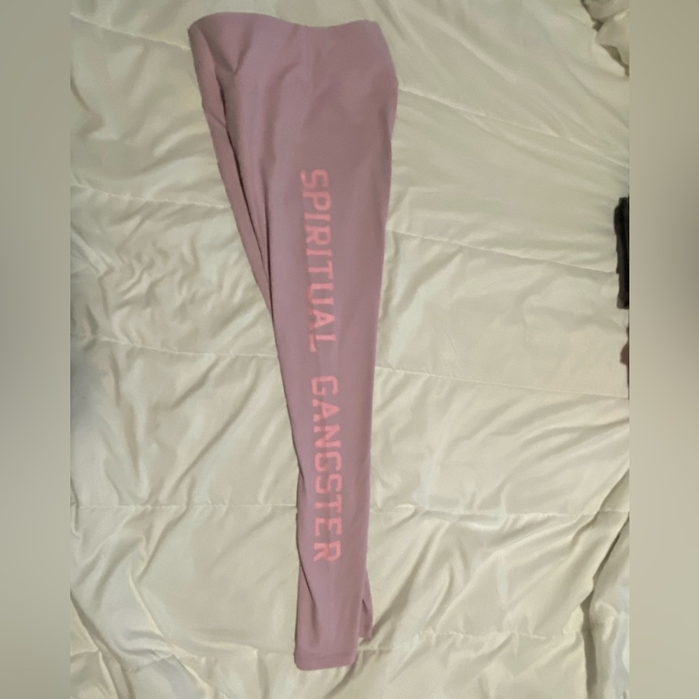 Spiritual Gangster Pink Leggings